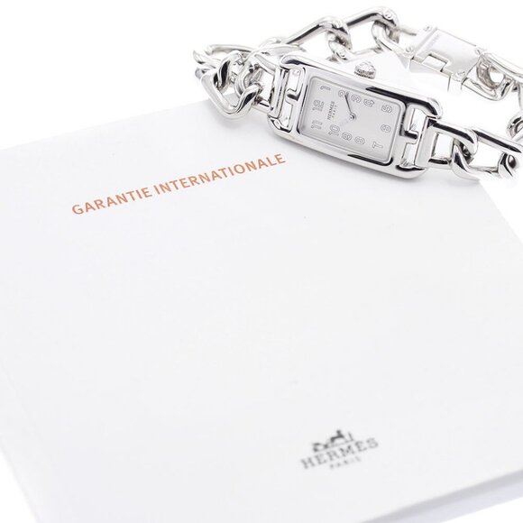 HERMES Nantucket NA2.110 Silver Dial Quartz Ladies Watch - Picture 1 of 13